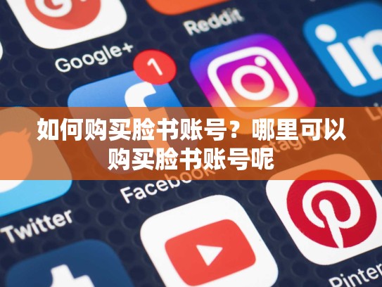 如何购买脸书账号?哪里可以购买脸书账号呢