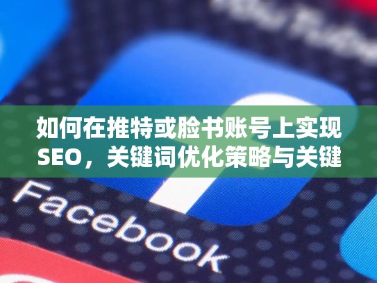 如何在推特或脸书账号上实现SEO,关键词优化策略与关键词密度分析