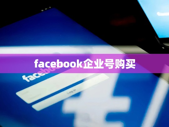 facebook企业号购买