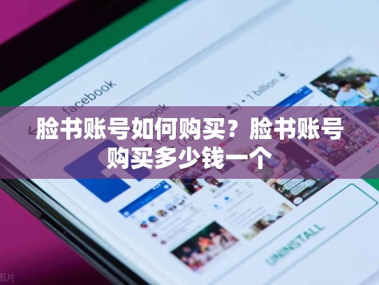 脸书账号如何购买?脸书账号购买多少钱一个