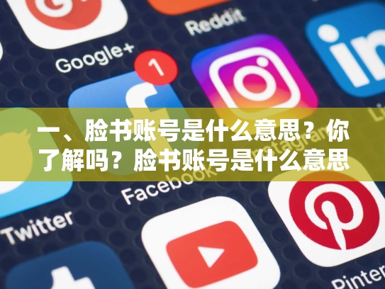 一、脸书账号是什么意思?你了解吗?脸书账号是什么意思?