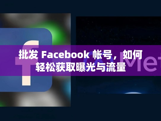 批发 Facebook 帐号，如何轻松获取曝光与流量