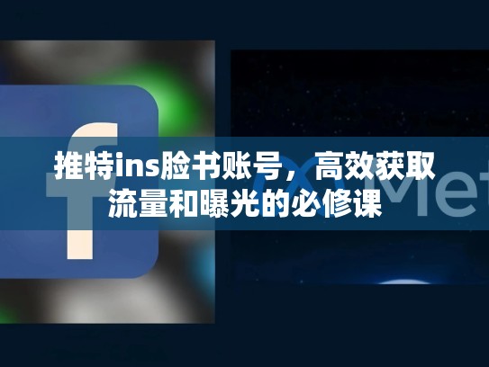 推特ins脸书账号,高效获取流量和曝光的必修课
