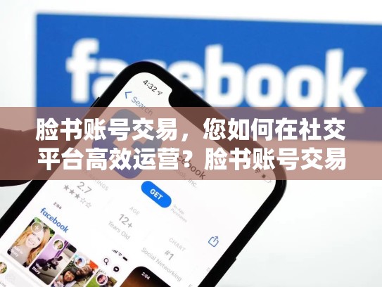 脸书账号交易，您如何在社交平台高效运营？脸书账号交易平台