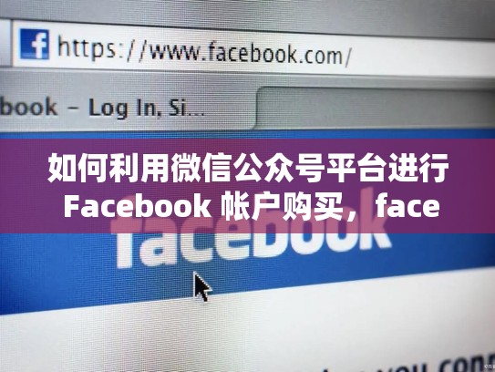 如何利用微信公众号平台进行 Facebook 帐户购买,facebook购买费用
