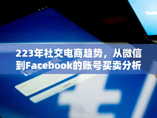 223年社交电商趋势,从微信到Facebook的账号买卖分析