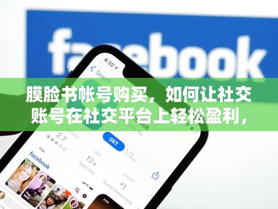 膜脸书帐号购买,如何让社交账号在社交平台上轻松盈利,脸书帐号购买安全吗