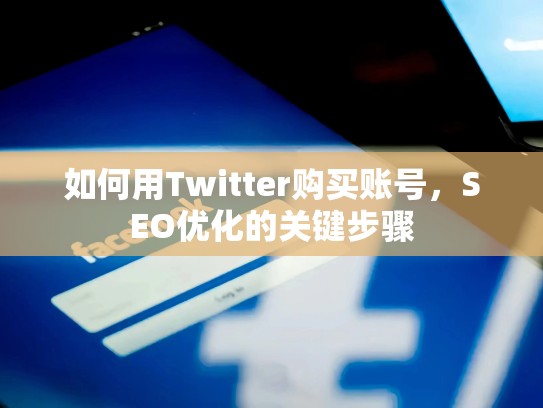 如何用Twitter购买账号,SEO优化的关键步骤