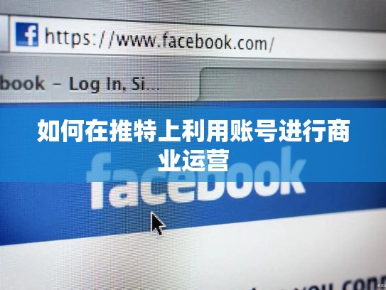 如何在推特上利用账号进行商业运营