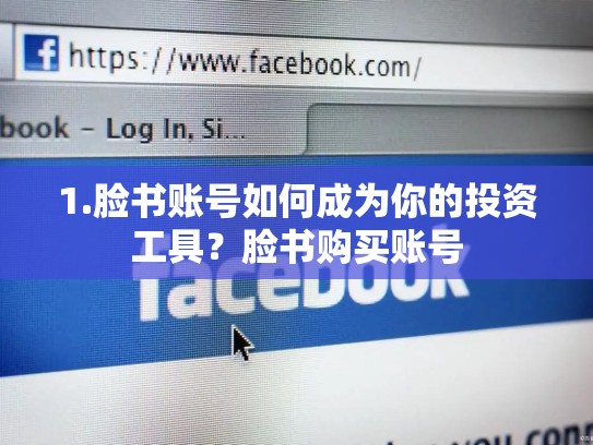 1.脸书账号如何成为你的投资工具?脸书购买账号