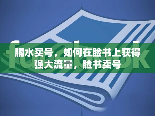 腩水买号,如何在脸书上获得强大流量,脸书卖号