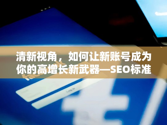 清新视角,如何让新账号成为你的高增长新武器—SEO标准下的新账号购买策略
