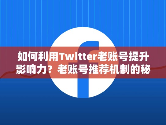 如何利用Twitter老账号提升影响力?老账号推荐机制的秘密
