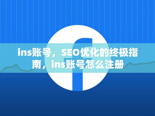 ins账号，SEO优化的终极指南，ins账号怎么注册