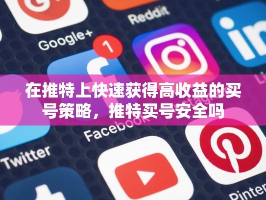 在推特上快速获得高收益的买号策略,推特买号安全吗