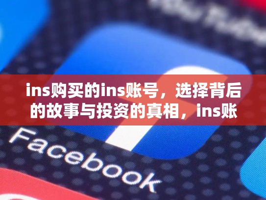 ins购买的ins账号,选择背后的故事与投资的真相,ins账户购买