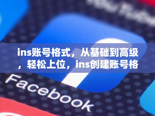 ins账号格式,从基础到高级,轻松上位,ins创建账号格式是什么