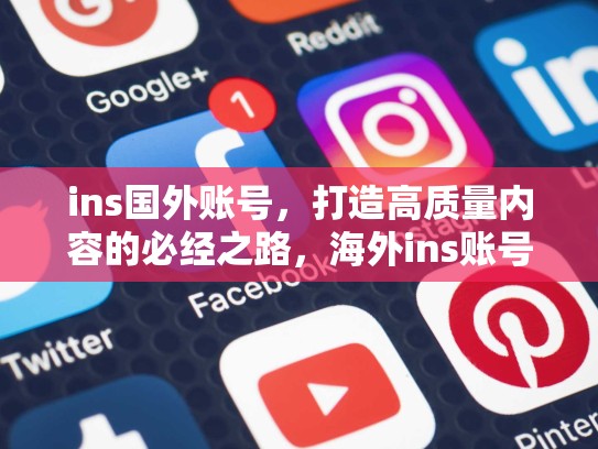 ins国外账号,打造高质量内容的必经之路,海外ins账号