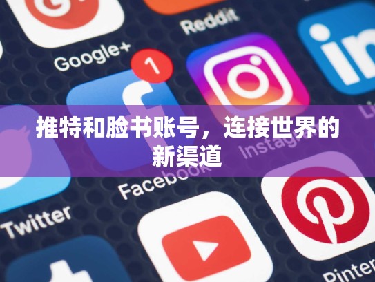 推特和脸书账号，连接世界的新渠道