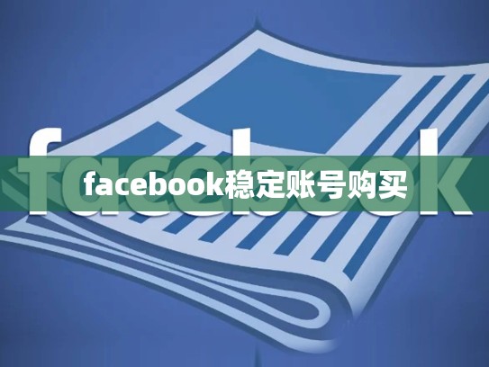 facebook稳定账号购买