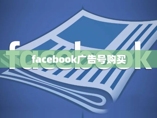 facebook广告号购买