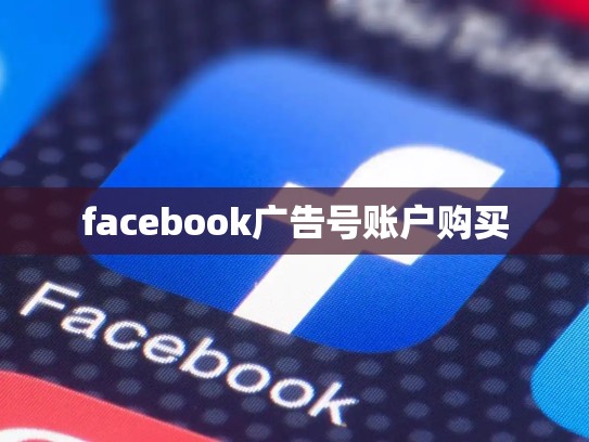 facebook广告号账户购买