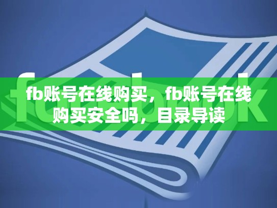 fb账号在线购买，fb账号在线购买安全吗，目录导读