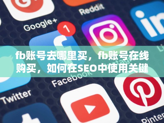 fb账号去哪里买，fb账号在线购买，如何在SEO中使用关键词FB账号去哪里买