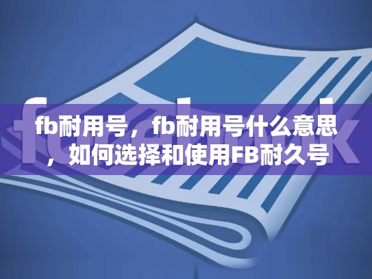fb耐用号，fb耐用号什么意思，如何选择和使用FB耐久号