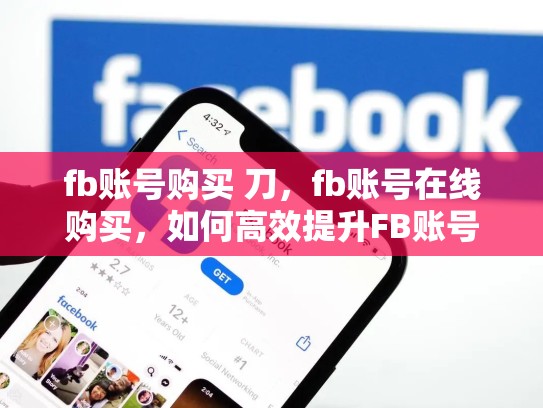 fb账号购买 刀，fb账号在线购买，如何高效提升FB账号购买转化率？