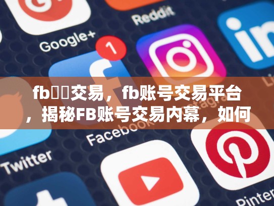 fb賬號交易，fb账号交易平台，揭秘FB账号交易内幕，如何合法获取和出售FB账号