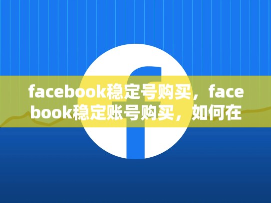 facebook稳定号购买，facebook稳定账号购买，如何在Facebook上成功购买稳定号？揭秘高效策略与技巧