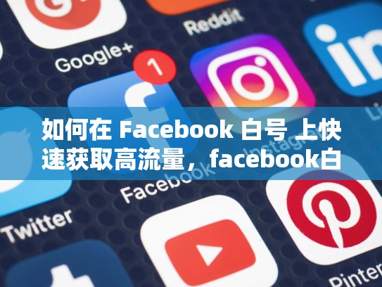 如何在 Facebook 白号 上快速获取高流量，facebook白号购买渠道