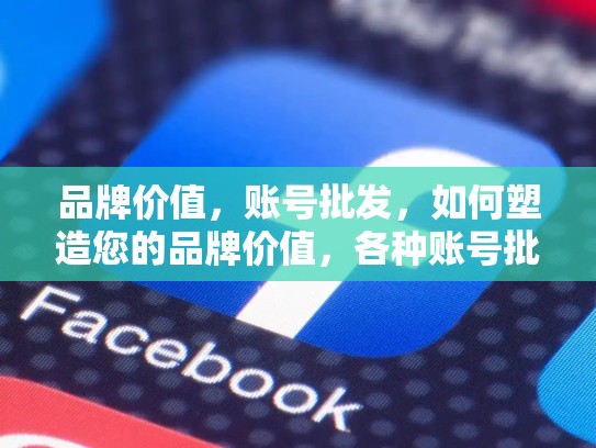 品牌价值,账号批发,如何塑造您的品牌价值,各种账号批发平台