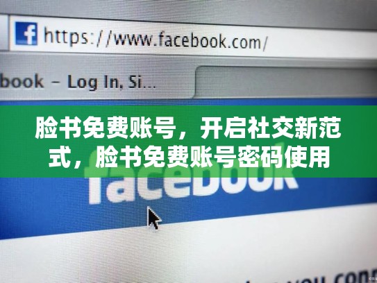 脸书免费账号,开启社交新范式,脸书免费账号密码使用