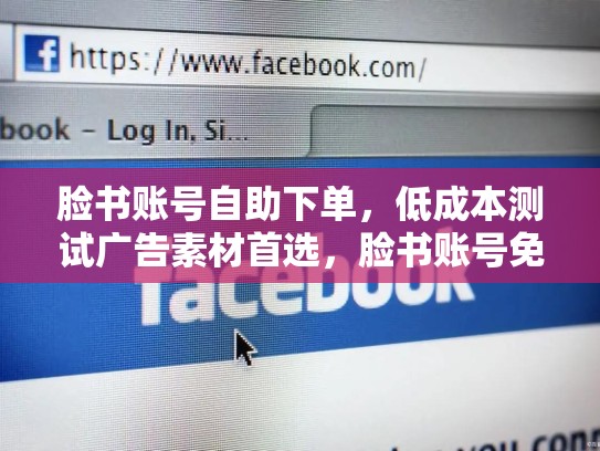 脸书账号自助下单，低成本测试广告素材首选，脸书账号免费提供