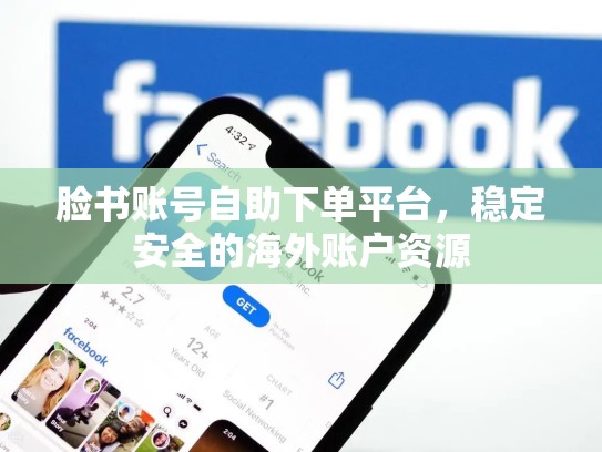 脸书账号自助下单平台，稳定安全的海外账户资源
