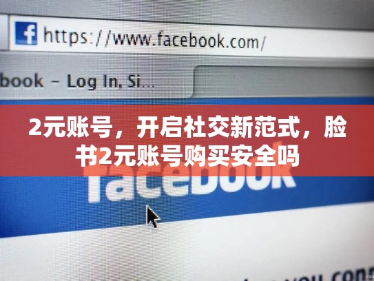 2元账号，开启社交新范式，脸书2元账号购买安全吗