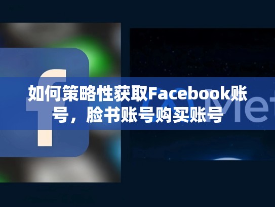 如何策略性获取Facebook账号，脸书账号购买账号