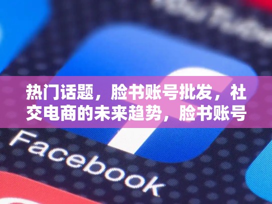 热门话题，脸书账号批发，社交电商的未来趋势，脸书账号批发Facebook账号