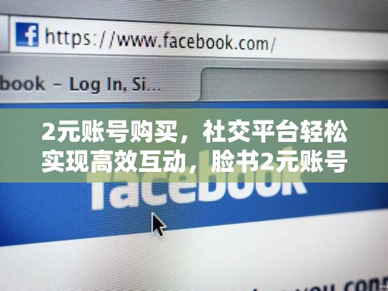 2元账号购买，社交平台轻松实现高效互动，脸书2元账号购买安全吗