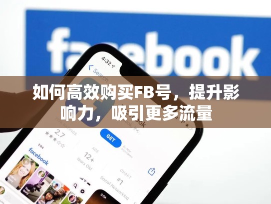 如何高效购买FB号,提升影响力,吸引更多流量