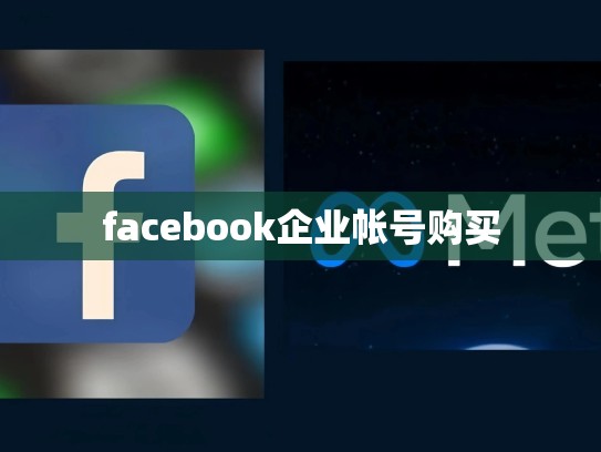 facebook企业帐号购买
