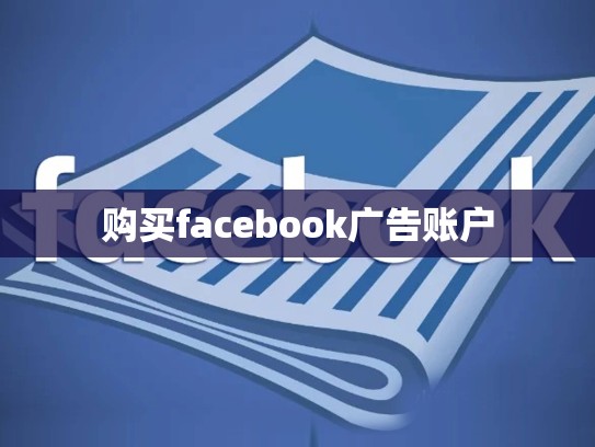 购买facebook广告账户